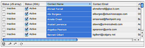 Nitobi Ajax Grid - Tiger Style