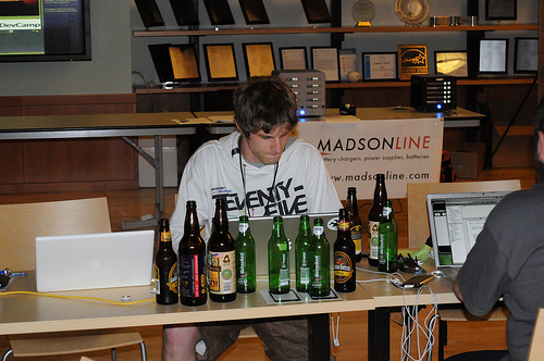 working on GAP and a few beers