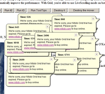 Many Callouts on a Webpage - XP Style