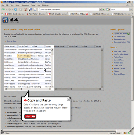 Presenter Screenshot