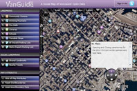 VanGuide UI Screenshot